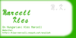 marcell kles business card